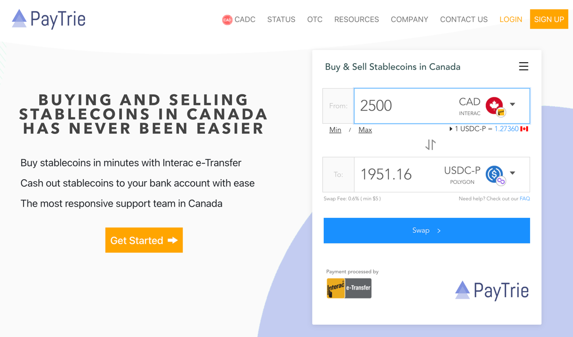 Buy Stablecoins Canada