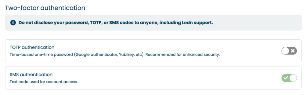Ledn security review